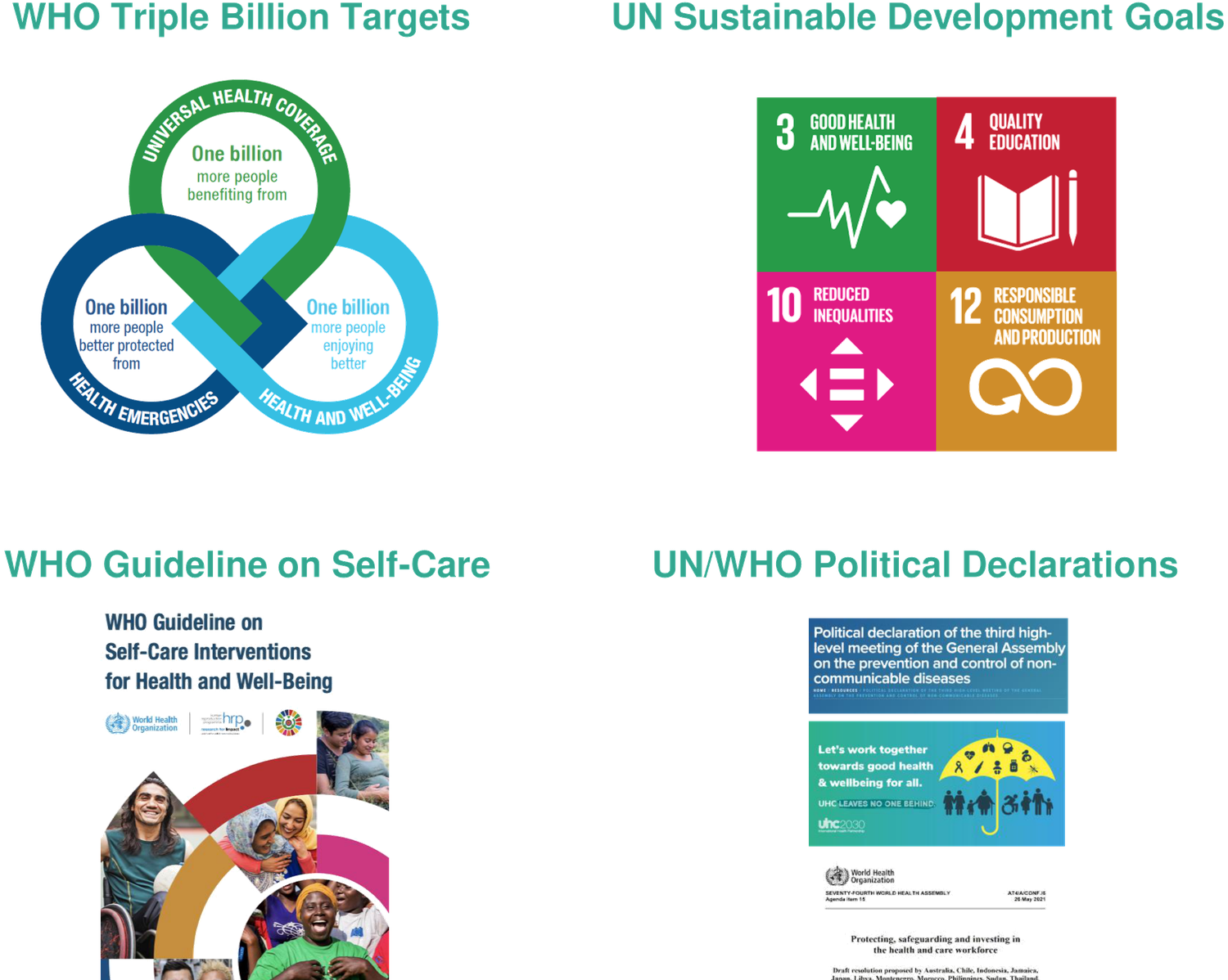 Self-Care in International Frameworks